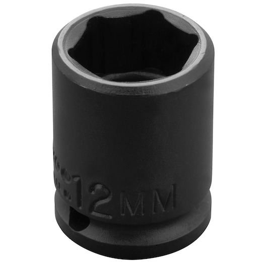 1/4 in. Drive 12mm 6-Point Impact Socket