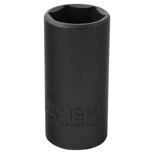 3/8 in. Drive 19mm 6-Point Thin Wall Deep Impact Socket