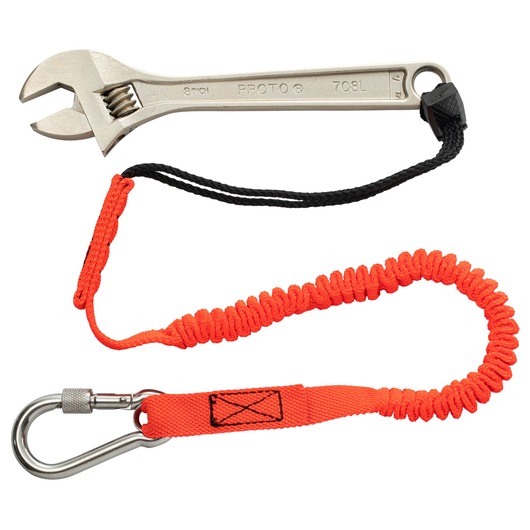 8 in. Clik-Stop® Satin Tethered Adjustable Wrench 8 in. Clik-Stop® Satin Tethered Adjustable Wrench