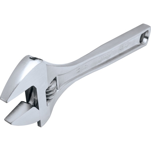 PROTO J710A adjustable wrench with silver finish, photographed at an angle on a white background.
