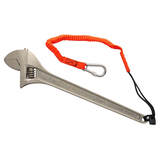 PROTO® 18 in.Tethered Satin CLIK-STOP® Adjustable Wrench