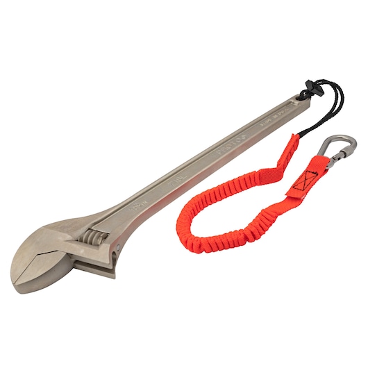 PROTO® 18 in.Tethered Satin CLIK-STOP® Adjustable Wrench