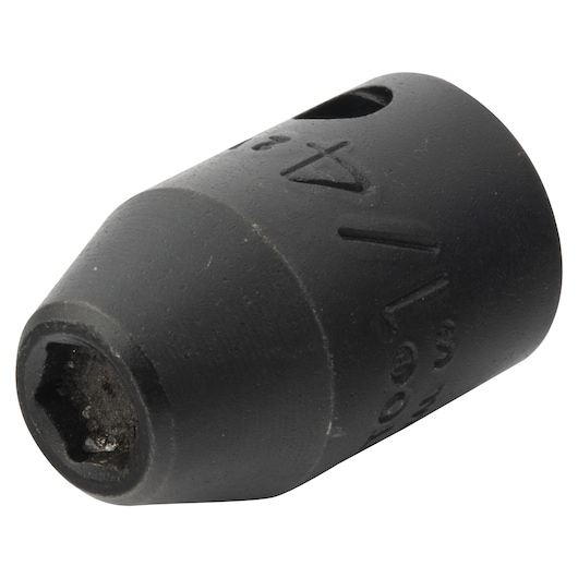 PROTO J7208HF black hex socket, angled product photography on white background.