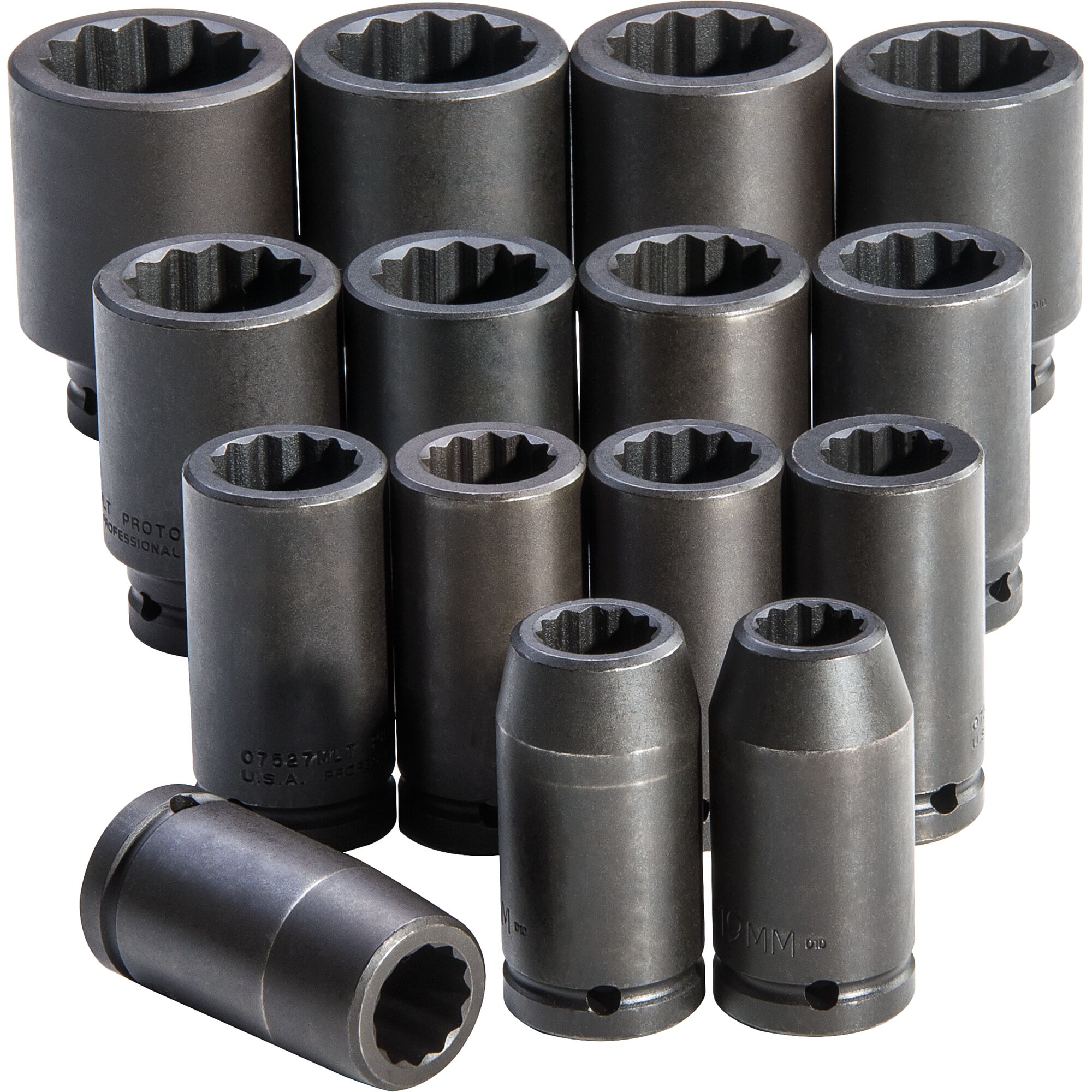 3/4 in. Drive 12-Point Deep Impact Socket Set (15 pc.) | PROTO