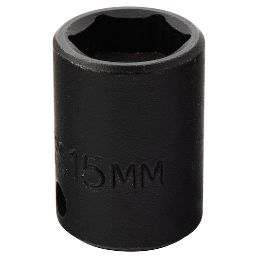 3/8 in. Drive 15mm 6-Point Magnetic High Strength Impact Socket