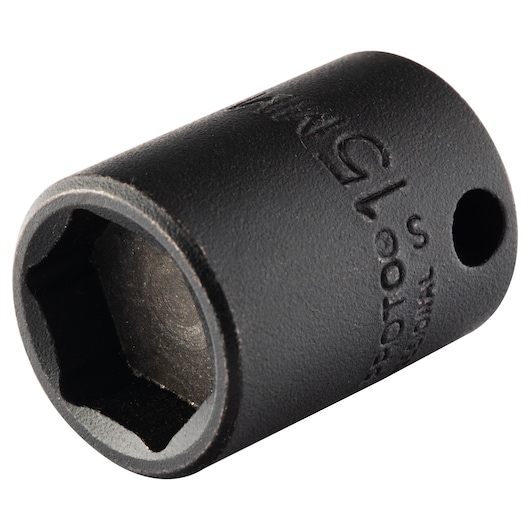 3/8 in. Drive 15mm 6-Point Magnetic High Strength Impact Socket