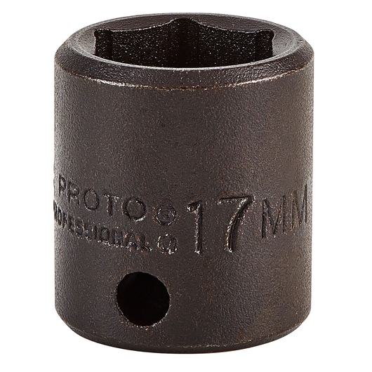 PROTO J7217M hex socket, 17mm size, dark finish, product angle on white background.