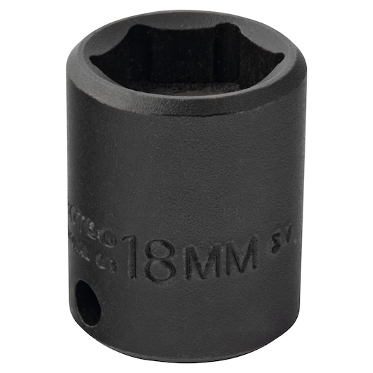 3/8 in. Drive 18mm 6-Point High Strength Magnetic Impact Socket