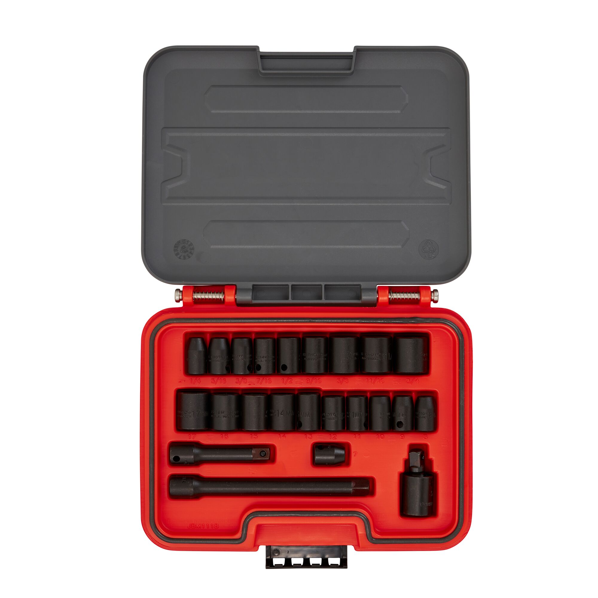 3/8 in. Drive 6-Point Impact Socket Set (23 pc.) | PROTO