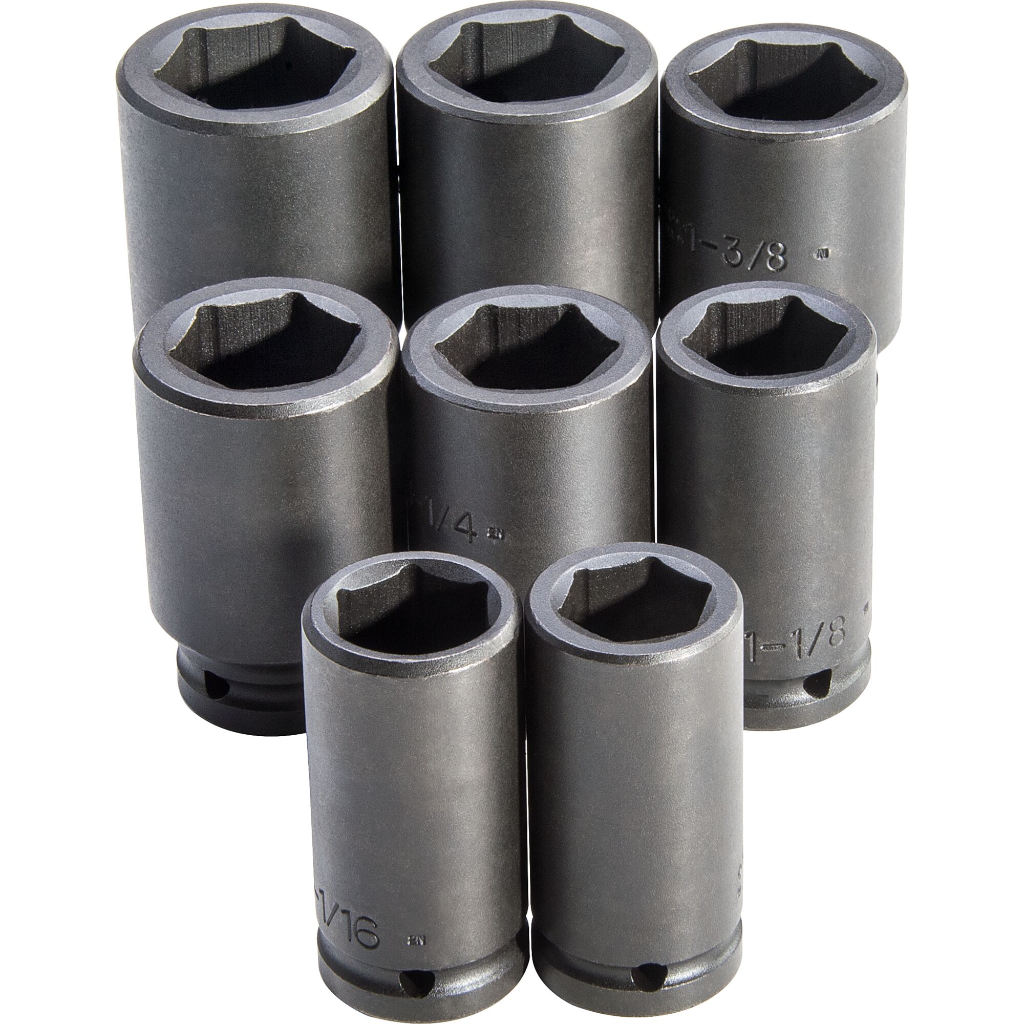 3/4 in. Drive 6-Point Deep Impact Socket Set (8 pc.) | PROTO