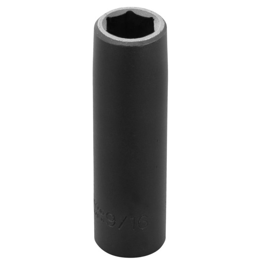 PROTO J7318H deep black socket with hex opening, photographed on white background.