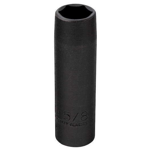 PROTO J7320HT deep black socket tool, vertical front angle, photography on white background.