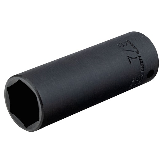 PROTO J7328HT black 6-point deep impact socket, angled studio photo on white background.