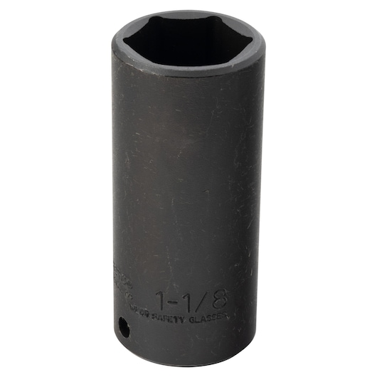 PROTO J7336HT deep impact socket, black finish, front angle on white background.