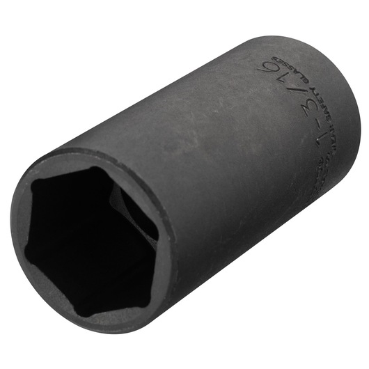 PROTO J7338HT black hex impact socket, angled view on white background