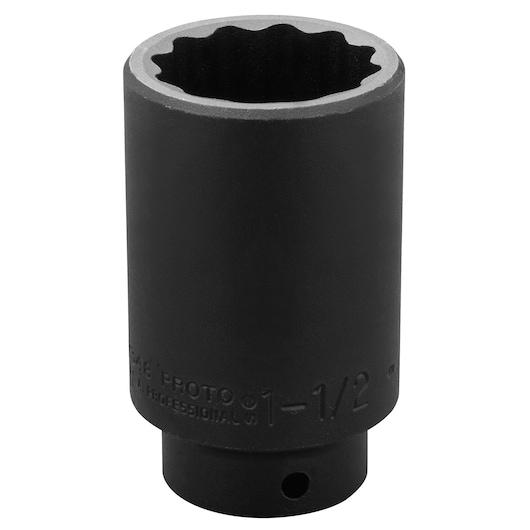 1/2 in. Drive 1-1/2 in. 12-Point Deep Impact Socket