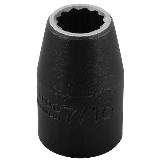 1/2 in. Drive 7/16 in. 12-Point Impact Socket