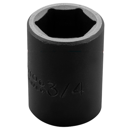 1/2 in. Drive 3/4 in. 6-Point Impact Socket