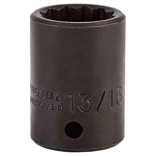 1/2 in. Drive 13/16 in. 12-Point Impact Socket