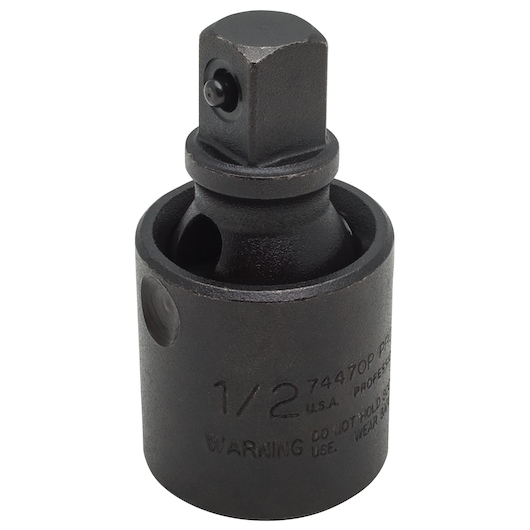 PROTO J74470P black steel socket adapter, product photography, front angle on white background