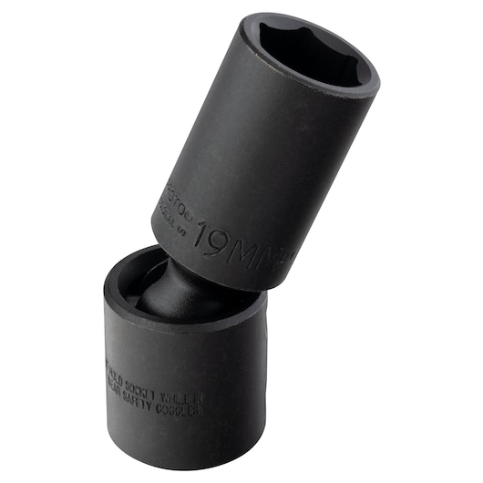 1/2 in. Drive 19mm Deep Universal Impact Socket