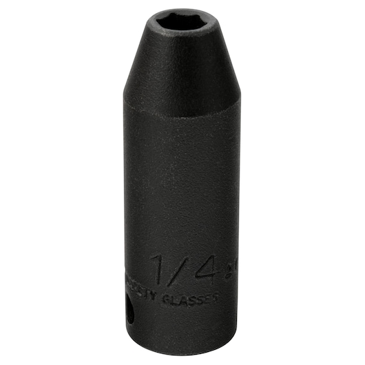 PROTO J7708HT black hex socket tool, front angle, white background.