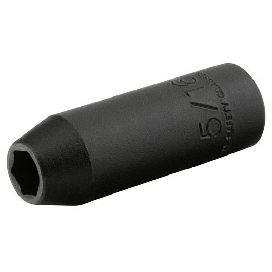 Photo of PROTO J7710HT black hex impact socket, side angle on white background.