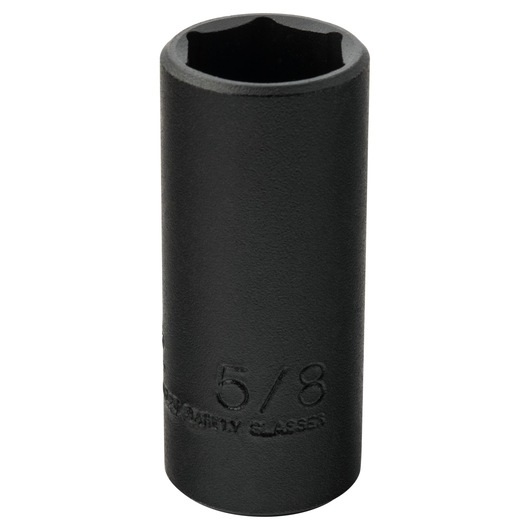 PROTO J7720HT black 5/8-inch deep impact socket, cylindrical shape, product photo on white background.