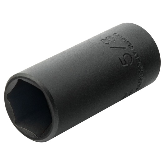 PROTO J7720HT black 6-point deep impact socket, angled front view, white background.
