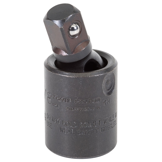 PROTO J77270P universal joint socket adapter, black steel, close-up on white background.