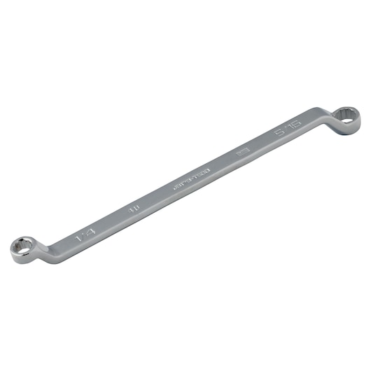 PROTO J8179-T500 double box end wrench, silver finish, photography, angled view on white background