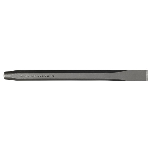 PROTO J86A3-8S2 steel flat chisel tool side view on white background.