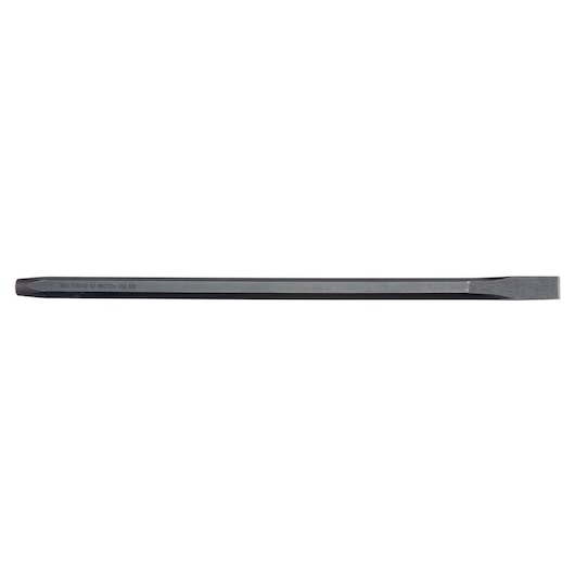 PROTO J86A7-16X12S2 flat cold chisel, steel, photographed from the side on a white background.