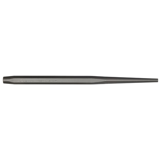 PROTO J961-2S2 steel alignment punch tool, side angle, photography on white background.