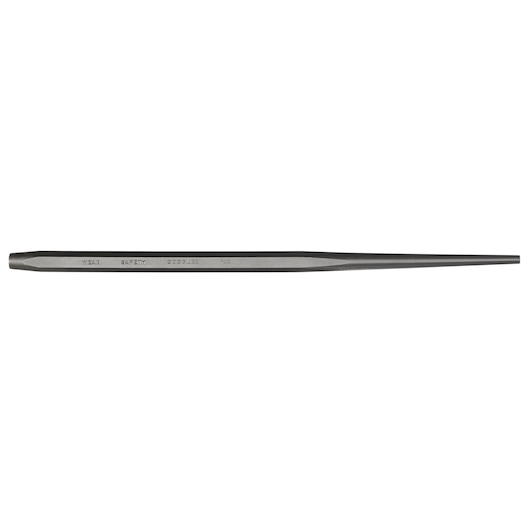 PROTO J963-8S2 steel drift punch tool, hexagonal body, side view, on white background.