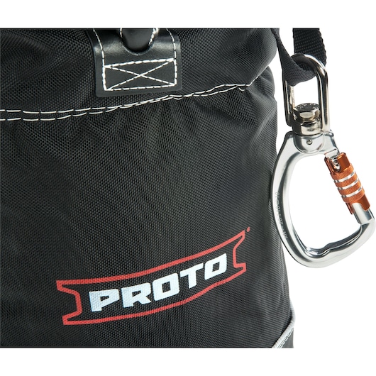 Bucket Tethering D-Ring lift with Swivel Triple Lock Carabiner