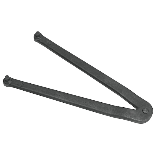 6-3/8 in. Black Oxide Adjustable Face Spanner Wrench