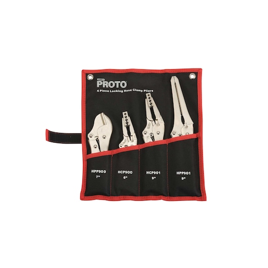 Proto® 4 Piece Locking Hose Clamp Pliers Set