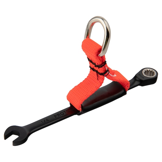 Proto® Tether-Ready Black Chrome Non-Reversible Combination Ratcheting Wrenches - Spline