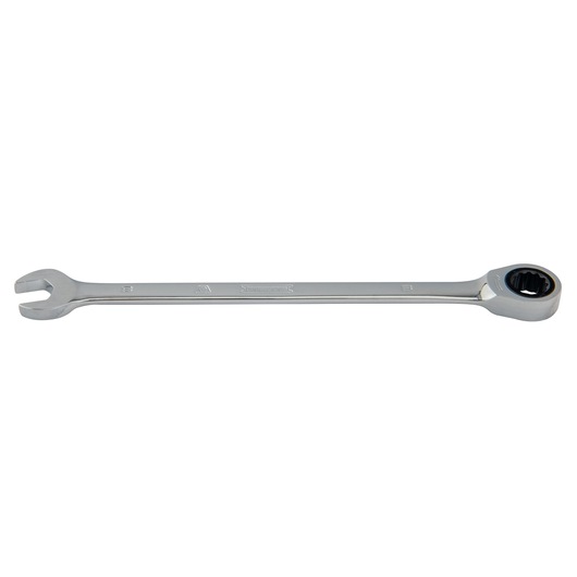 8mm 12-Point Full Polish Non-Reversible Combination Ratchet Wrench