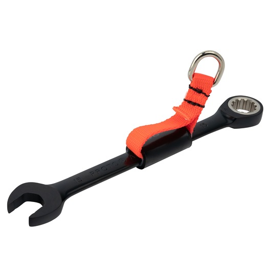 15mm Metric Tethered Non-Reversible Combination Ratcheting Wrench