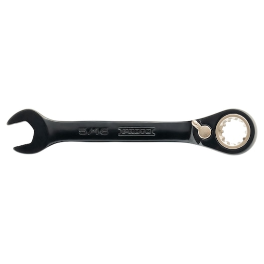 5/16 in. Black Chrome Reversible Stubby Ratchet Wrench
