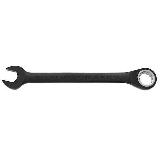 5/8 in. Black Chrome Reversible Combination Ratchet Wrench