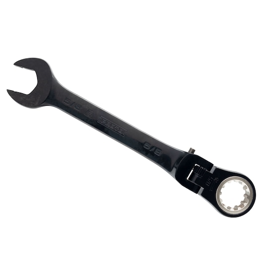 5/8 in. Black Chrome Reversible Combination Locking Flex-Head Wrench