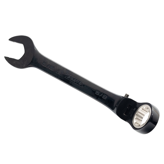 5/8 in. Black Chrome Reversible Combination Locking Flex-Head Wrench