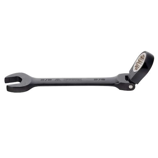 5/8 in. Black Chrome Reversible Combination Locking Flex-Head Wrench