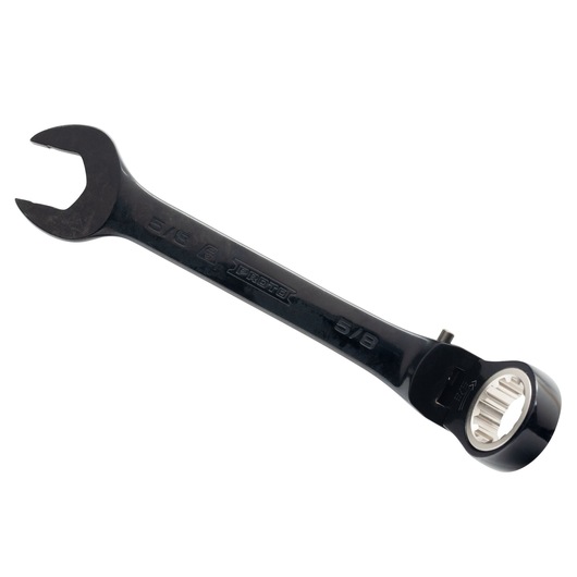 PROTO JSCV20F black combination ratcheting wrench, 5/8 inch, product angle on white background