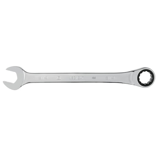 PROTO JSCV24T combination wrench with open and box end, chrome finish, product shown flat on white background.
