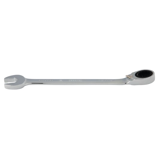PROTO JSCV26T chrome ratcheting combination wrench, front angle on white background.