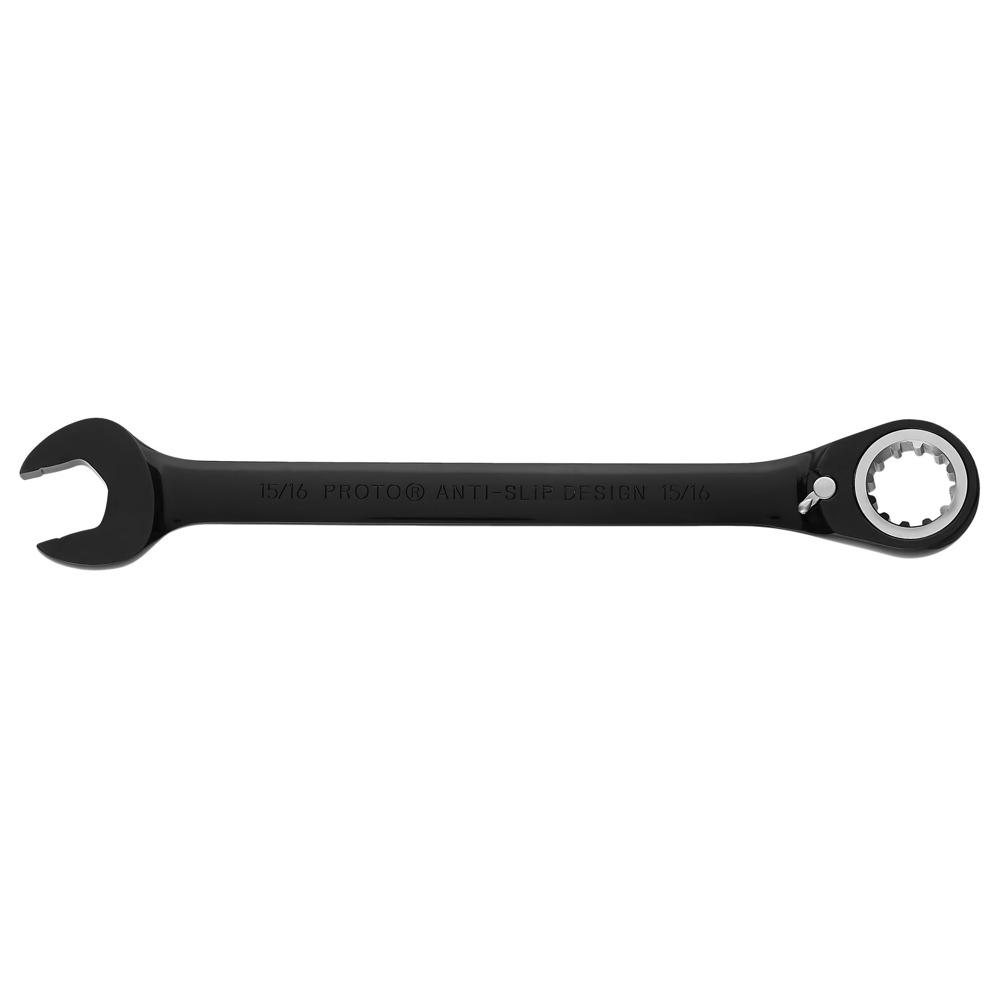 ＳＷＪ-SQRC01 15/16 in. Black Chrome Reversible Combination Ratchet Wrench
